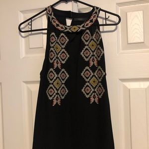 THML halter blouse with pretty stitching